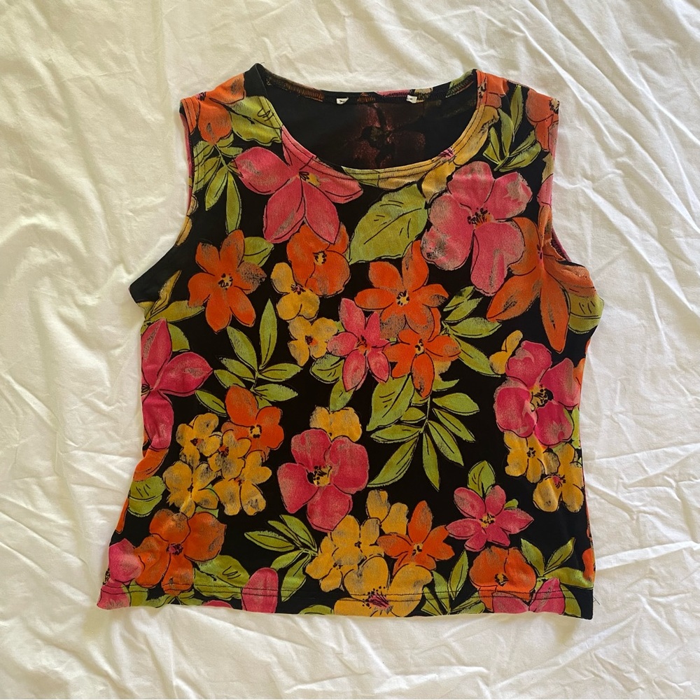 Vintage floral top